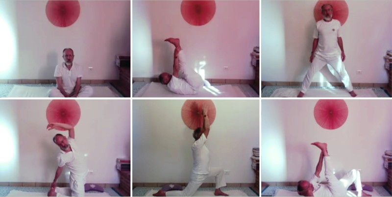 Lezioni hatha yoga registrate con Maurizio